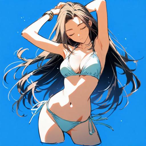 Swimsuit Fantasy: A Final Fantasy VII Girl