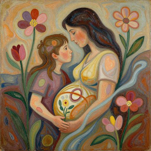 Symbolic Artistic Childbearing Imagery