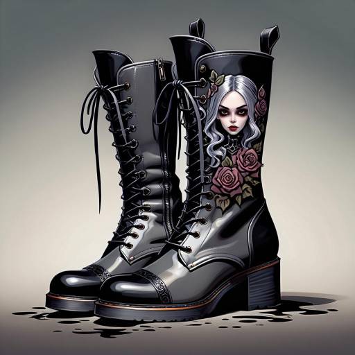 Photo-Realistic Arm with Floral Boot