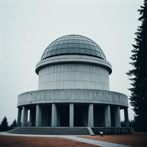 Brutalist Observatory Dome