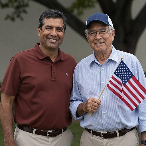 Smiling Friends Outdoor Portrait