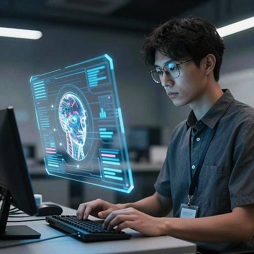 Neural Interface Engineer with Holograms