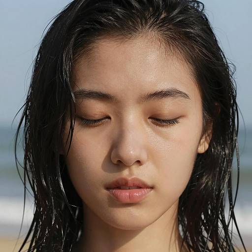 Serene Portrait of a Young Woman