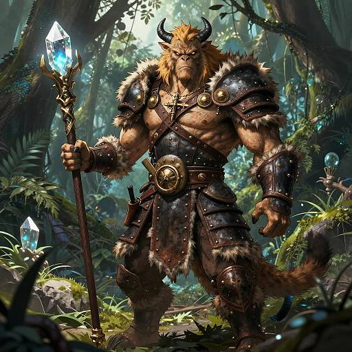 Fierce Beast Tamer in Magical Jungle