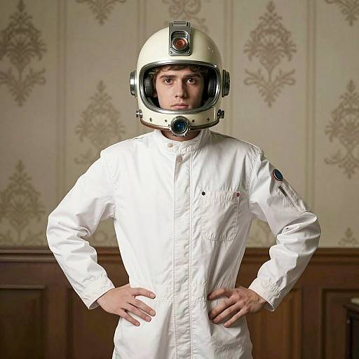 Vintage Sci-Fi Costume Character Portrait