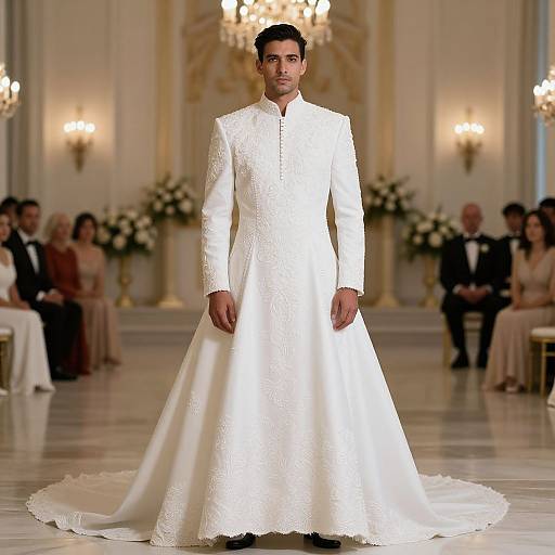 Christian Groom in Wedding Dress