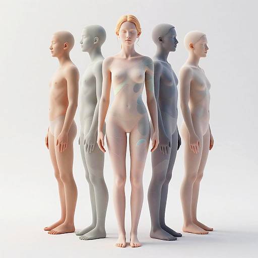 AI Artistic Human Silhouettes Generator