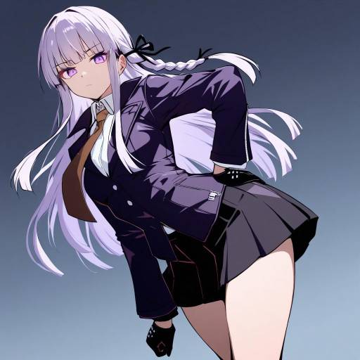 Stylish Kirigiri Kyoko in SFW Setting