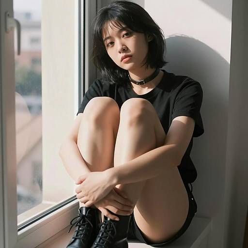 Moody Indoor Portrait of a Woman