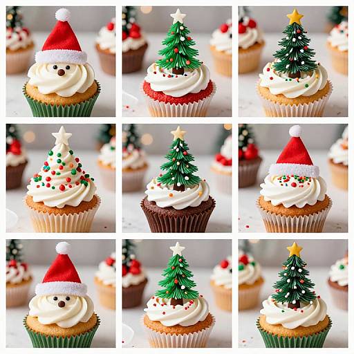 Festive Christmas Cupcakes and Treats