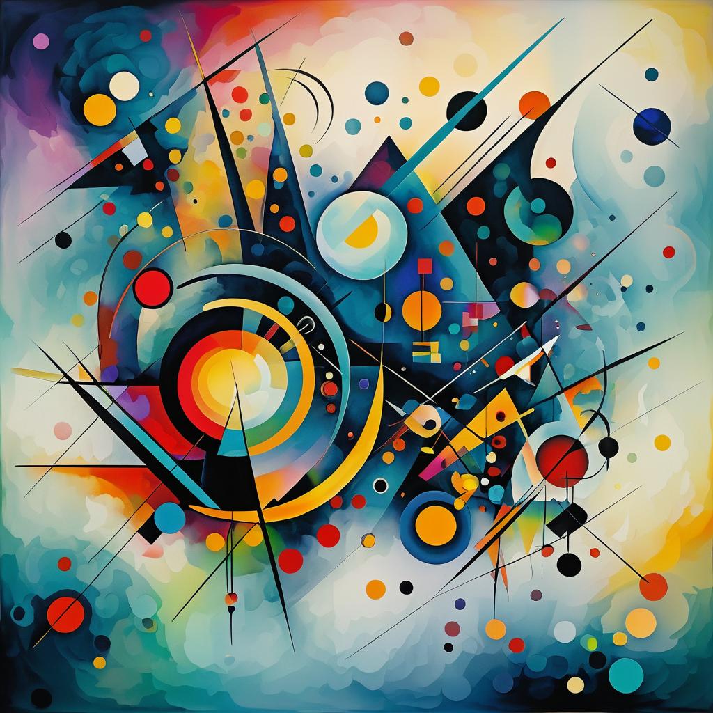 Euphoric Chaos in Kandinsky's Style