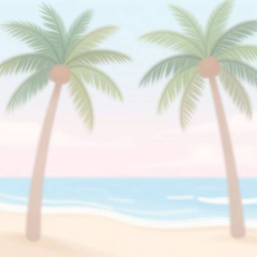Dreamy Pastel Beach Album Cover