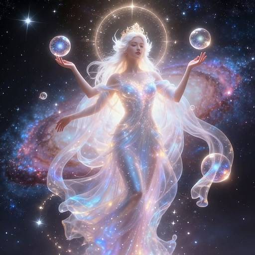 Divinita: Celestial Goddess of Cosmic Grace