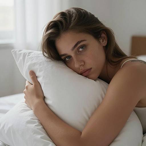 Serene Portrait of a Young Woman