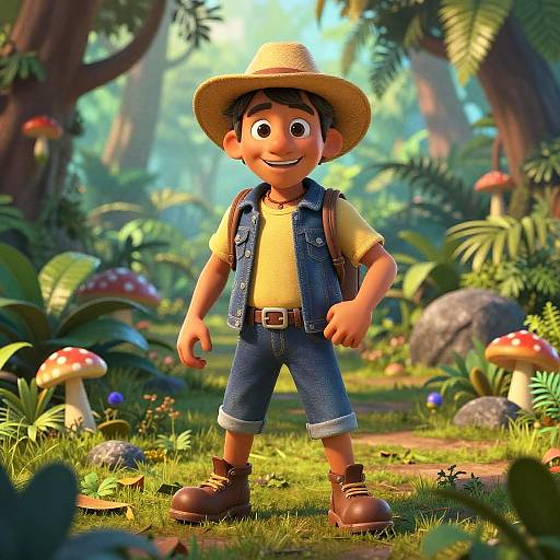 Jumanji Jungle Character Scene