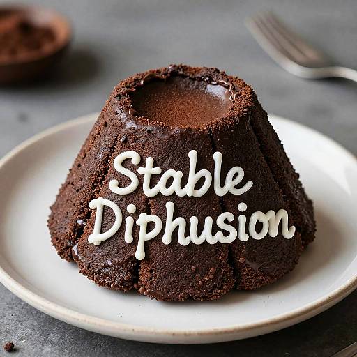 Chocolate Lava Dome Gourmet Photo