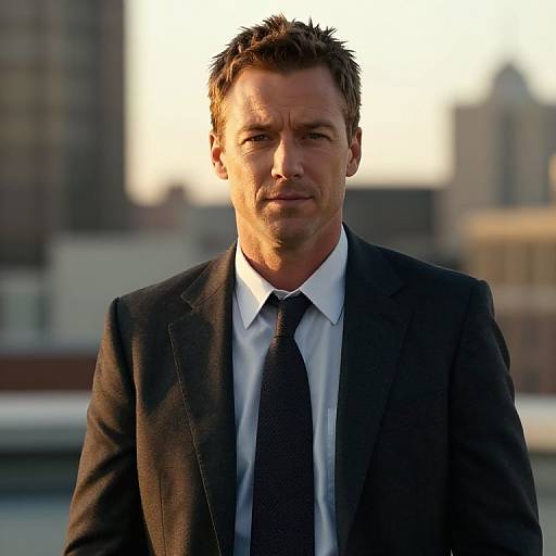 Confident Wentworth Miller City Portrait