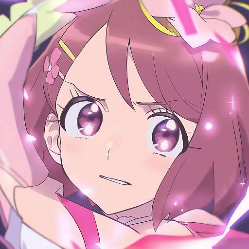 Illustration of Hanadera nodoka, healin' good precure in the style of Sagami jon