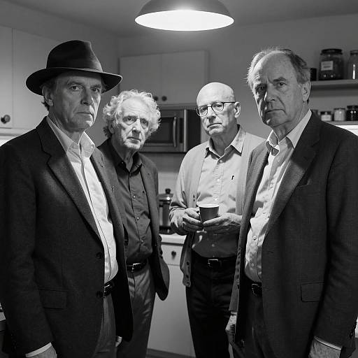 Serious Gatherings in a Vintage Kitchen