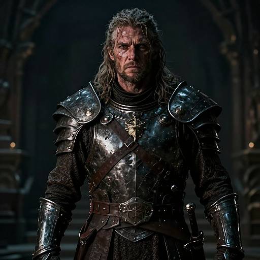 Epic Cinematic Fantasy Warrior Portrait