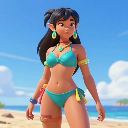 Shantae Bikini Magical Half-Genie Girl