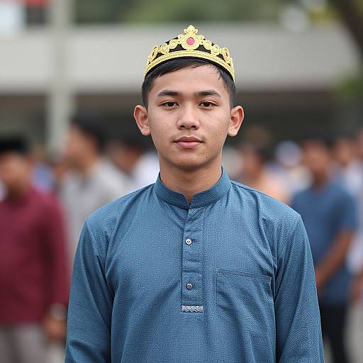 Realistic Hari Raya Costume Portrait