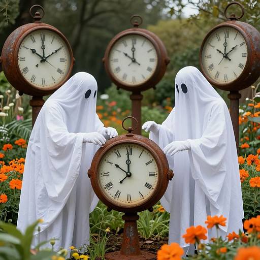 Ghostly Garden of Timeless Fantasy