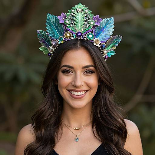 Cosmic Queen Mermaid Crown Elegance