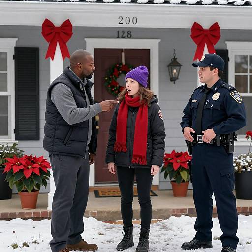 Festive Gathering in Holiday Cheer