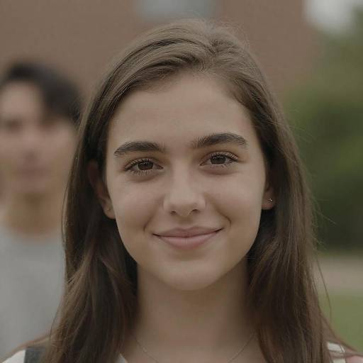 Serene Portrait of a Young Woman