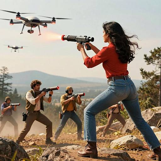 1970s Comic Showdown at Signal Mountain