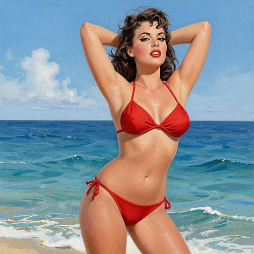 Classic Glamour Pin-Up by Crandell