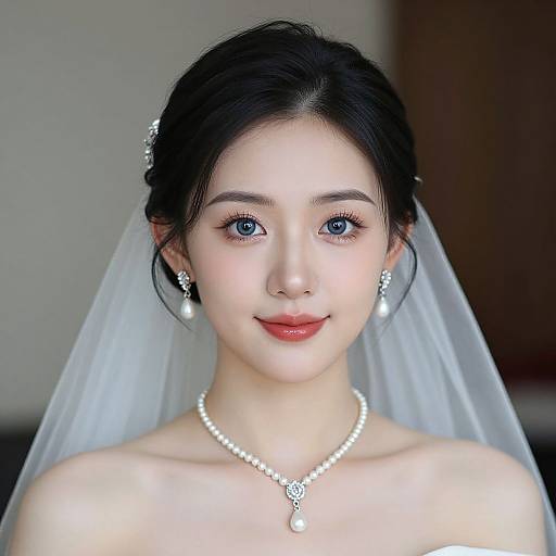 Elegant Bridal Hairstyle with Jewelry