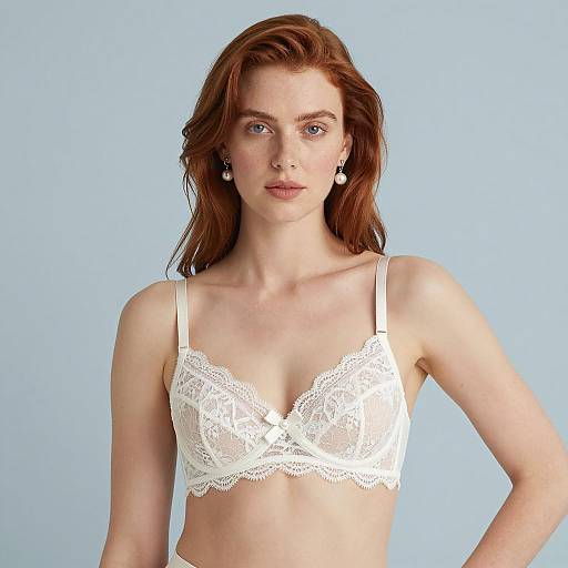 Elegant Portrait of a Woman in Lace