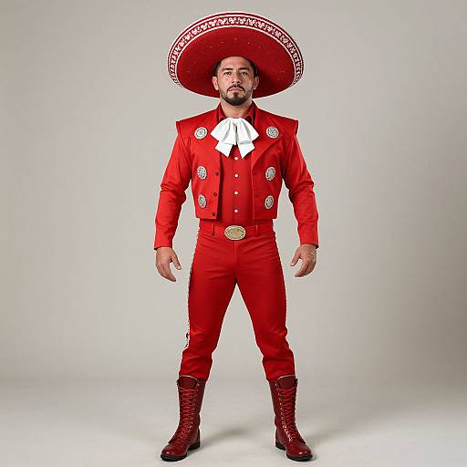 Mexican Wrestling Costume Character