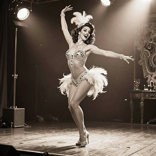 Glamorous Vaudeville Dance Performance