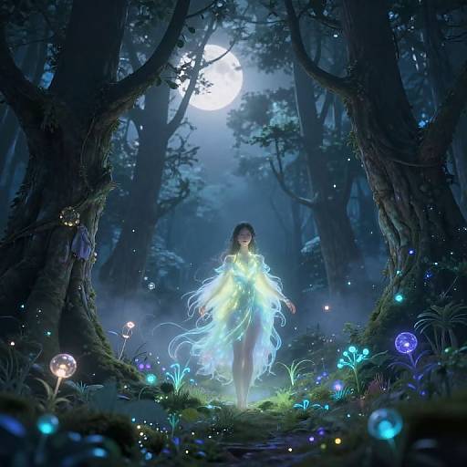 Kuki: Enchanted Forest Spirit Glow