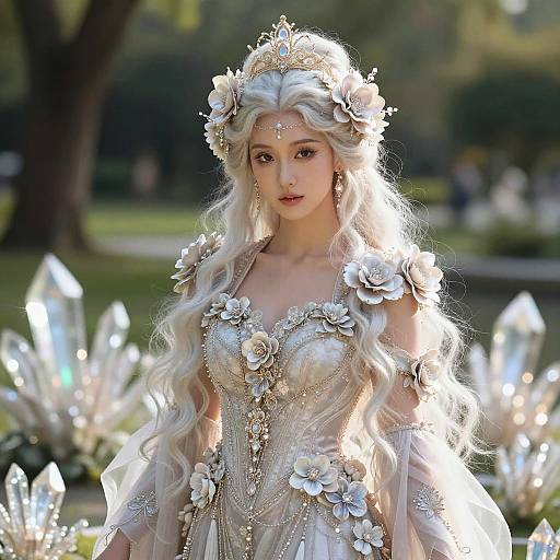 Celestial Goddess in Crystal Park