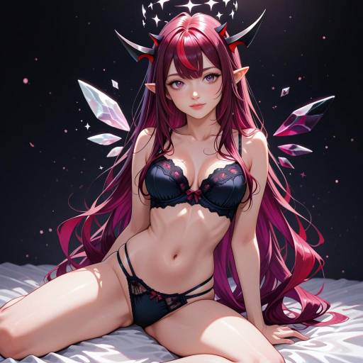 Colorful Virtual YouTuber Character Art