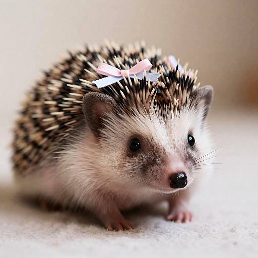 Adorable Sleepy Hedgehog Child