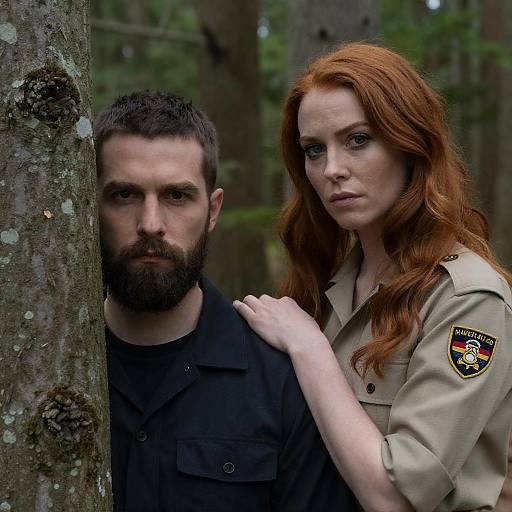 Intense Moments in a Serene Forest