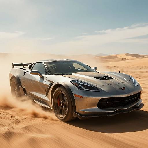 Mad Max Corvette Desert Chase
