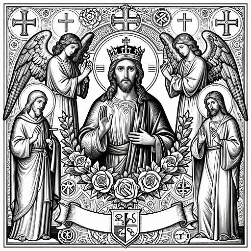 Orthodox Christian Symbolic Illustration