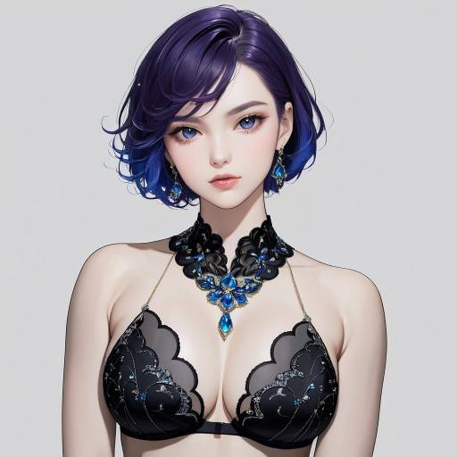 Flamboyant Lady with Stunning Features Flamboyant Lady with Stunning Features