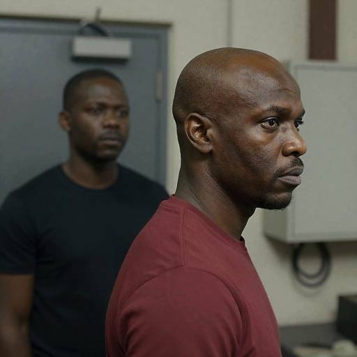 Intense Portrait of Two African-American Men