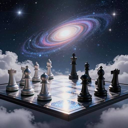 Cosmic Chessboard with Giant Pieces