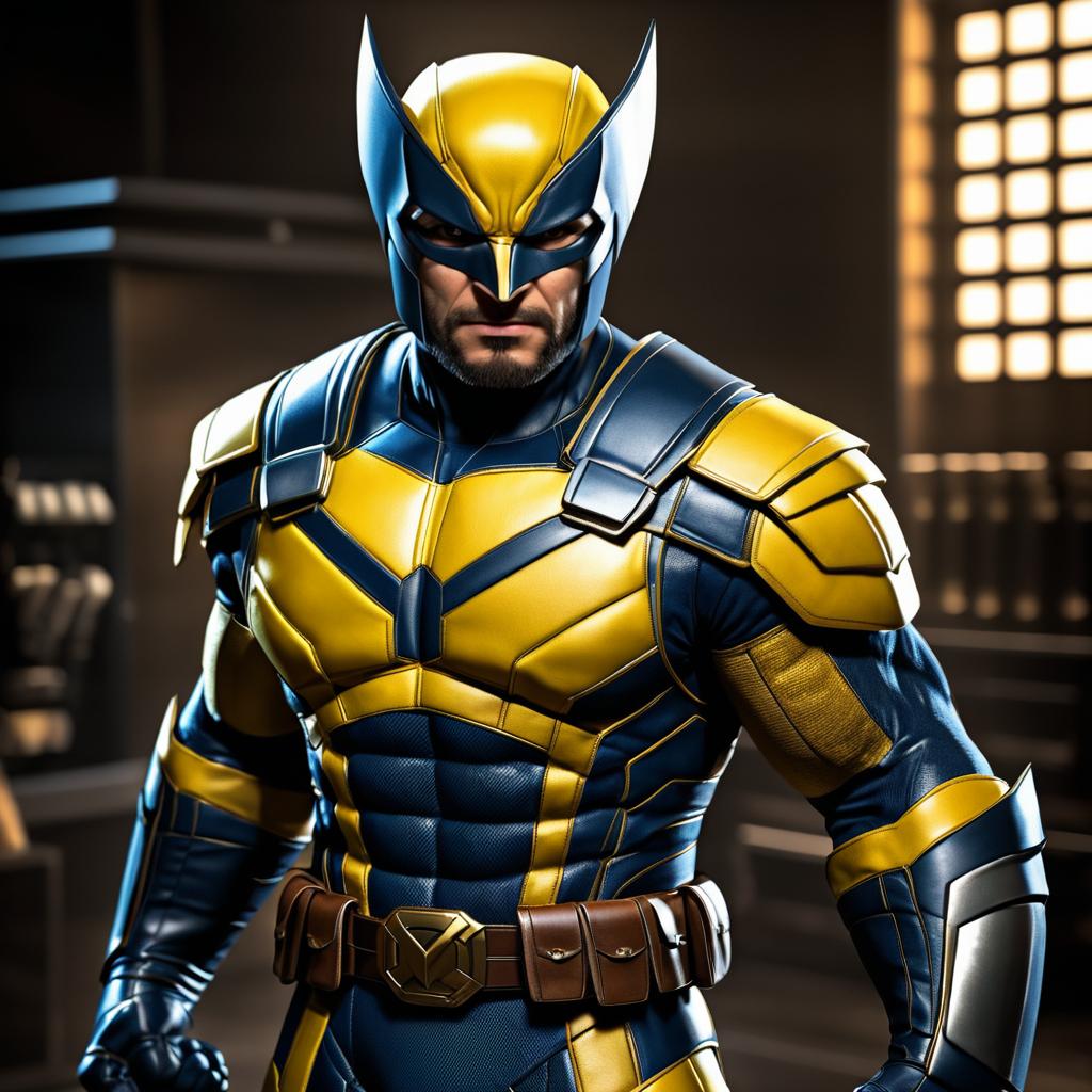 Photorealistic Wolverine in Canon Capture