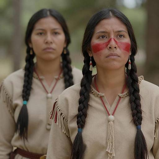 Captivating Portrait of Native American Heritage