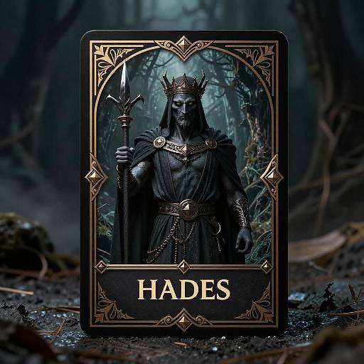 Hades Greek God Trading Card