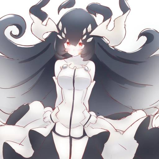 Illustration of Anchorage water oni, kantai collection in the style of Non (z-art)